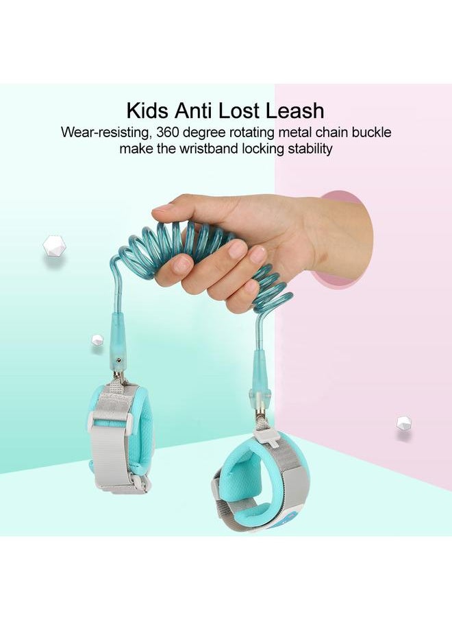 2M Baby Kids Anti-lost Strap Safety Lock Child Walking Harness Wrist Leash (Green)