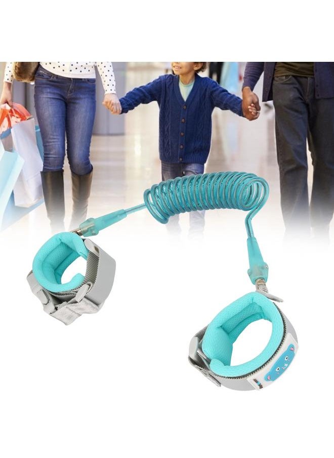 2M Baby Kids Anti-lost Strap Safety Lock Child Walking Harness Wrist Leash (Green)