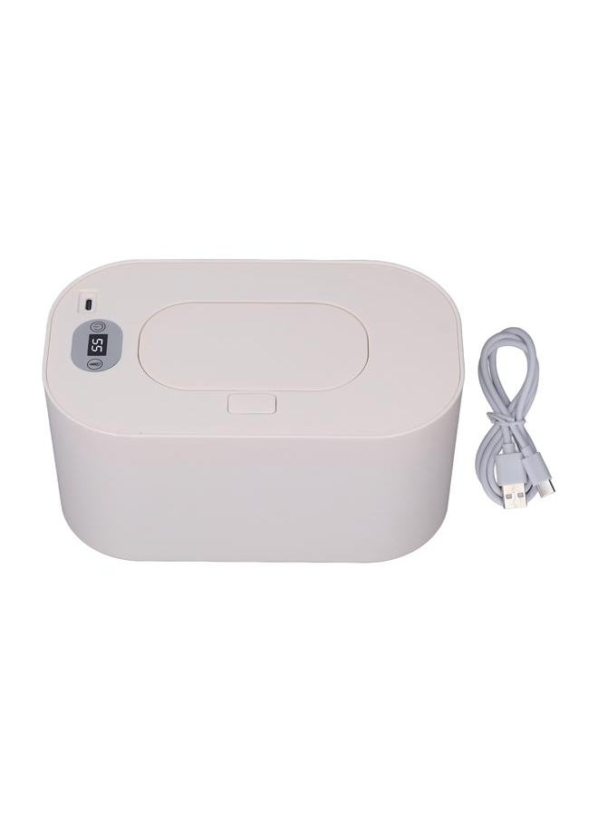 Baby Wipe Warmer Rapid Heating Constant Temperature Heating Wet Wipe Dispenser Portable USB Wipe Heater for Infant Newborn