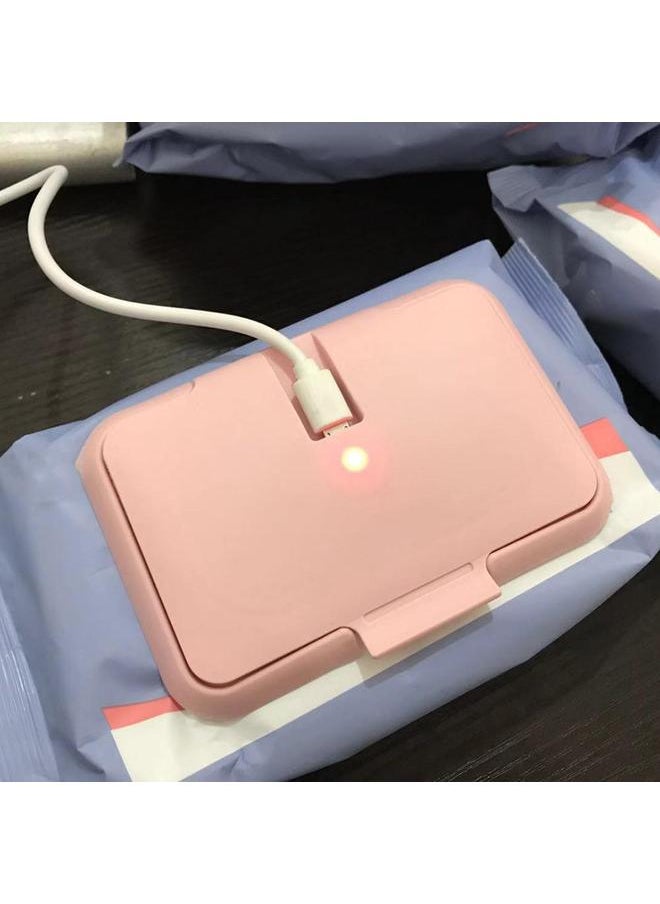 Baby Wipes Heater Baby Wet Wipes Warmer Portable USB Powered Wipes Heater
