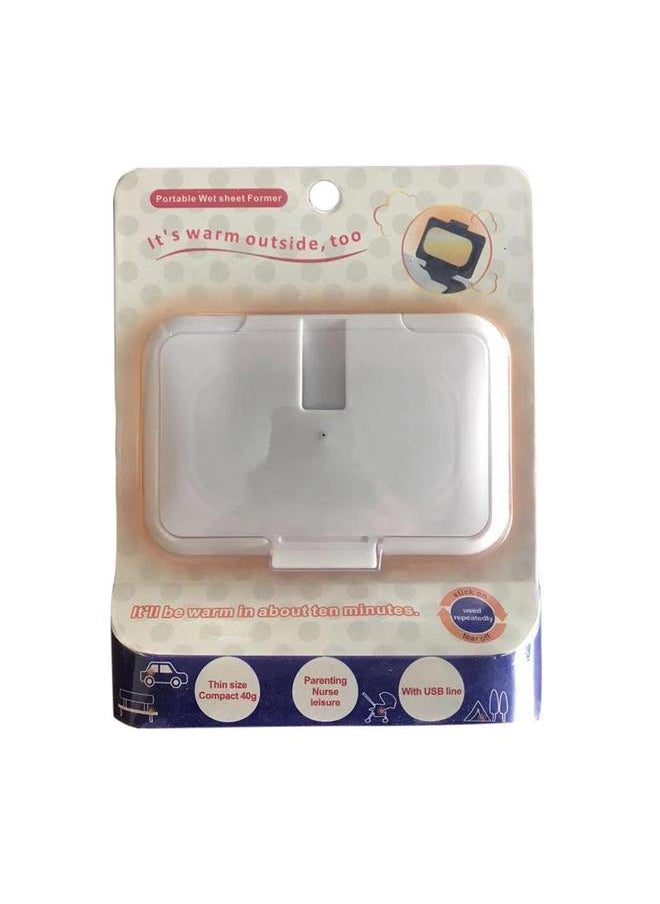 Baby Wipes Heater Baby Wet Wipes Warmer Portable USB Powered Wipes Heater