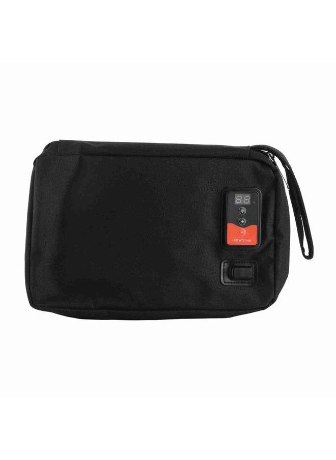 USB Baby Wipe Warmer Even Heating Intelligent Temperature Adjustable Portable Wet Wipes Heater Bag Black