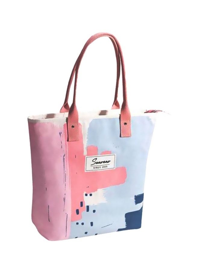 Tote Diaper Carry Bag - Pink/Blue