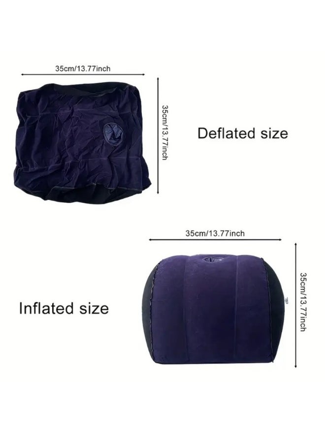1pc Leg Positioner Pillow, Enhance Intimacy With Inflatable Love Pillow For Couples, Portable Leg Pillow For Knee Foot