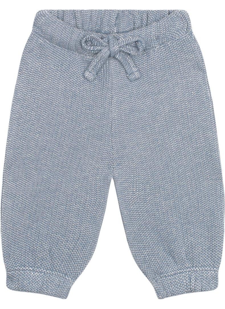 Blue Futter Bear Ears Sweatshirt Pants Set