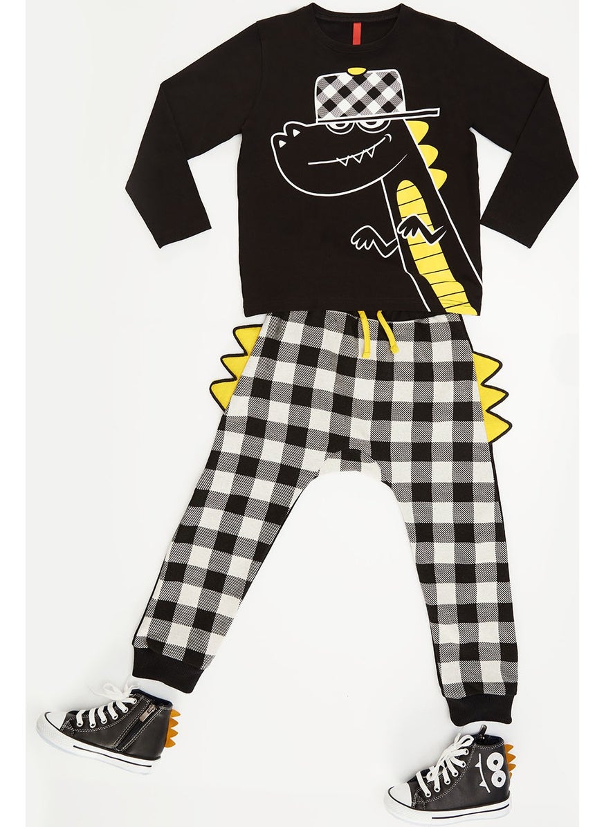 Rap Dino Boy Trouser Set