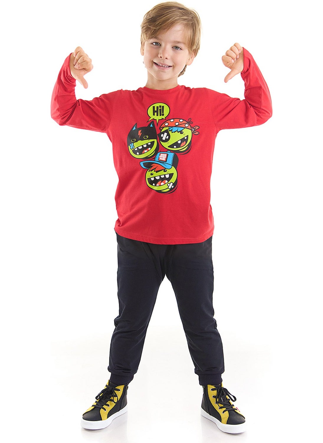 Hi Gang Boy T-Shirt Pants Set