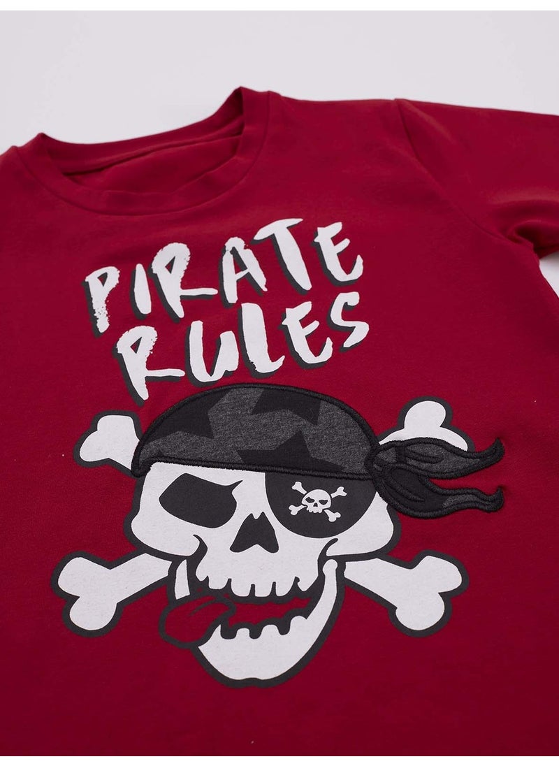 Pirate Rule Boy T-shirt Capri Shorts Set