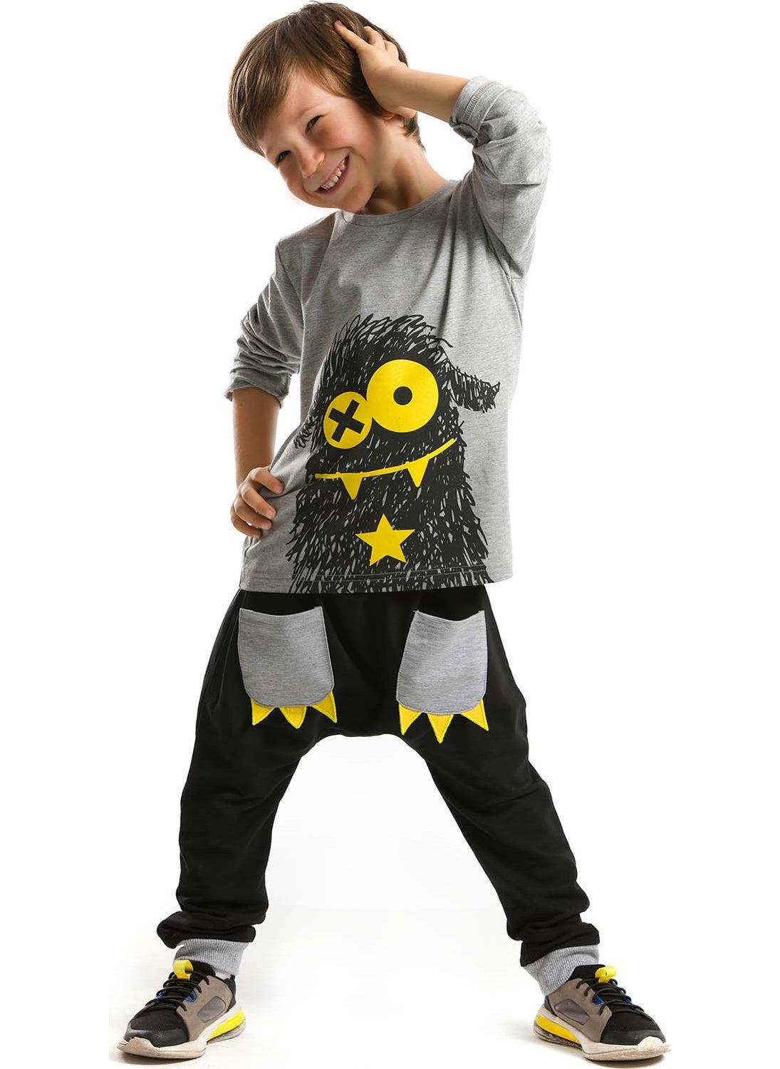 Xo Ponçik Boy T-shirt Pants Set