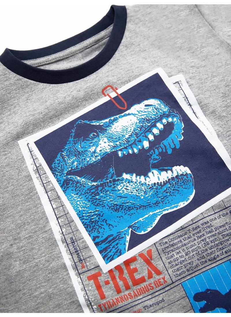 T-Rex Info Boy T-Shirt Trousers Set