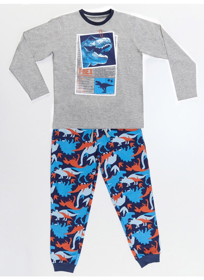T-Rex Info Boy T-Shirt Trousers Set