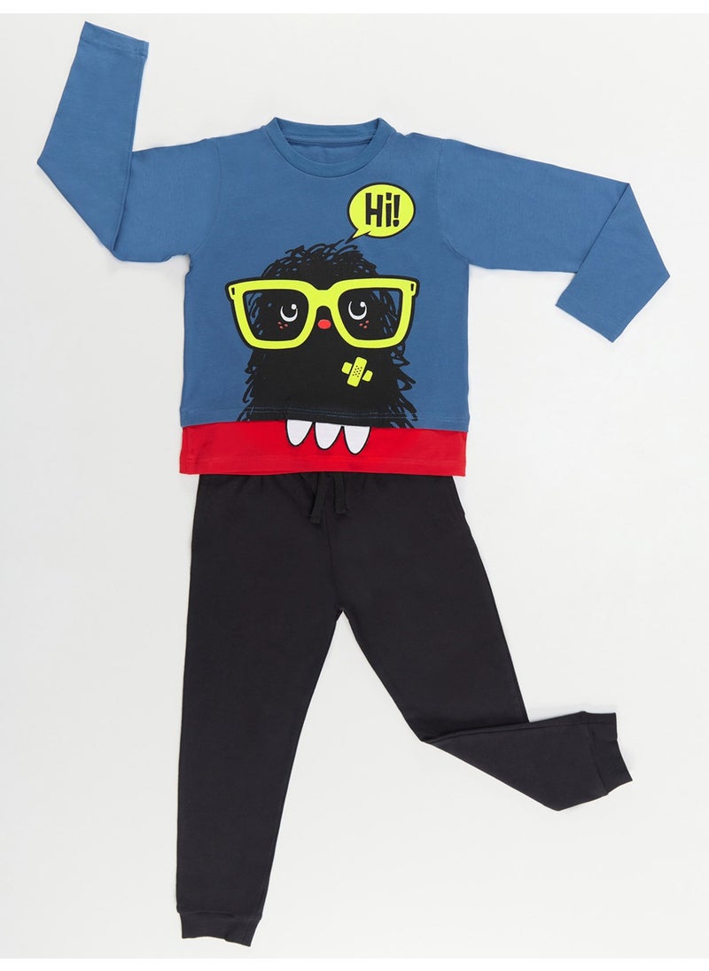 Hi Monster Boy T-Shirt Pants Set