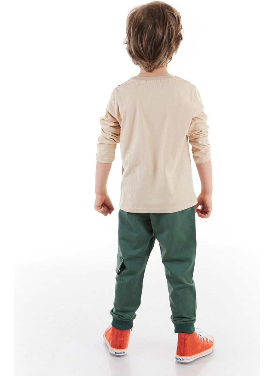 Up Dozer Boy Trouser Set