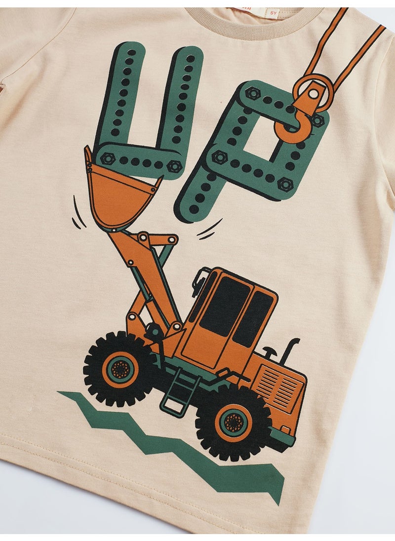 Up Dozer Boy Trouser Set