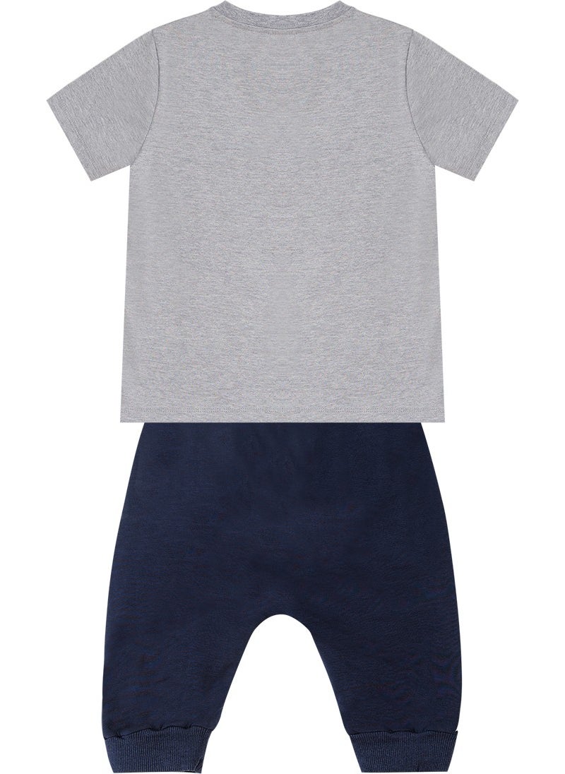 Sloth Boy T-shirt Capri Set