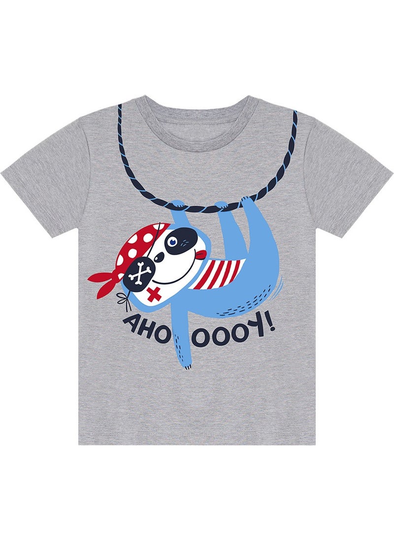 Sloth Boy T-shirt Capri Set