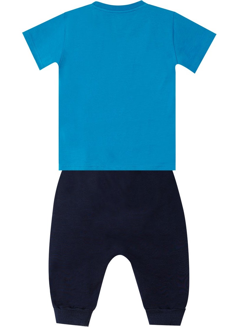 Astronaut Boy T-Shirt Capri Shorts Set