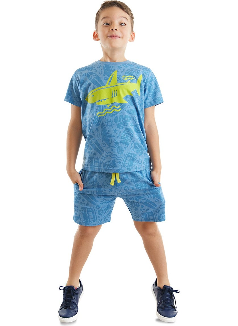 Shark Boy T-Shirt Shorts Set