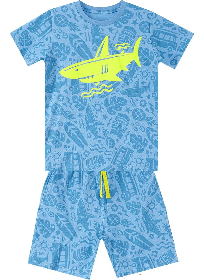Shark Boy T-Shirt Shorts Set