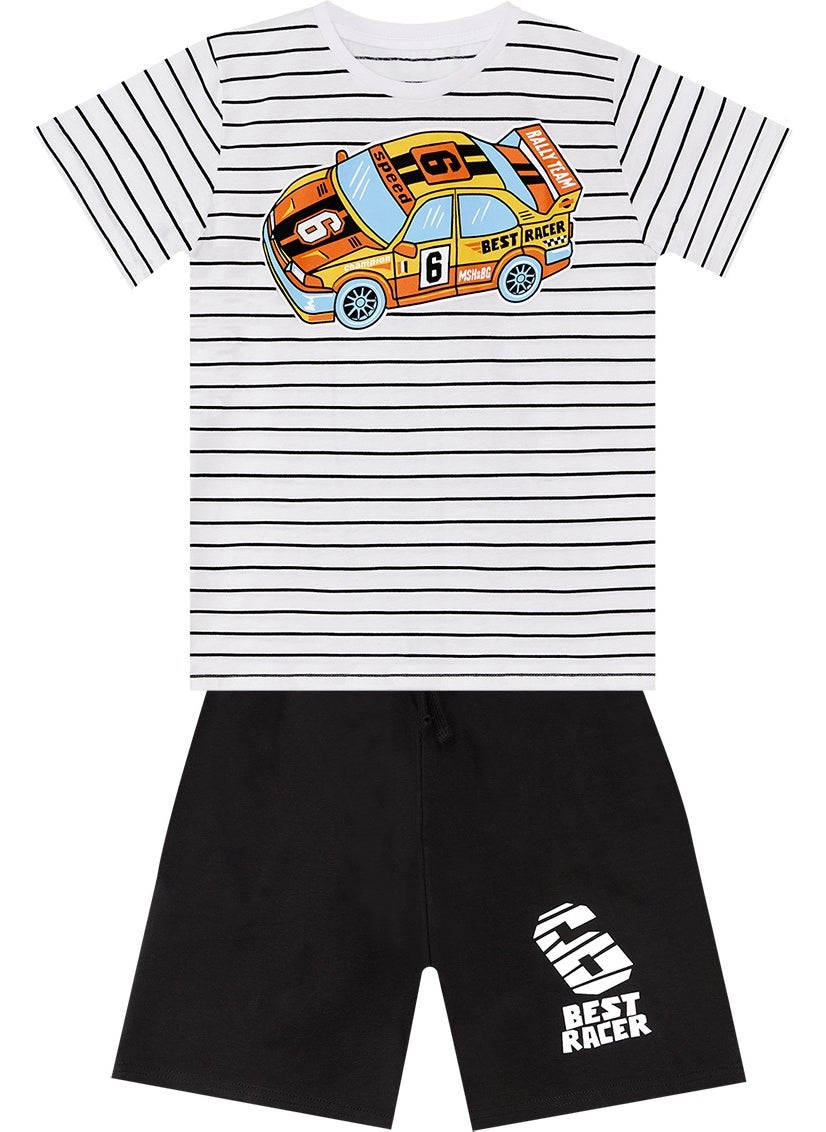 Racer Boy T-Shirt Shorts Set