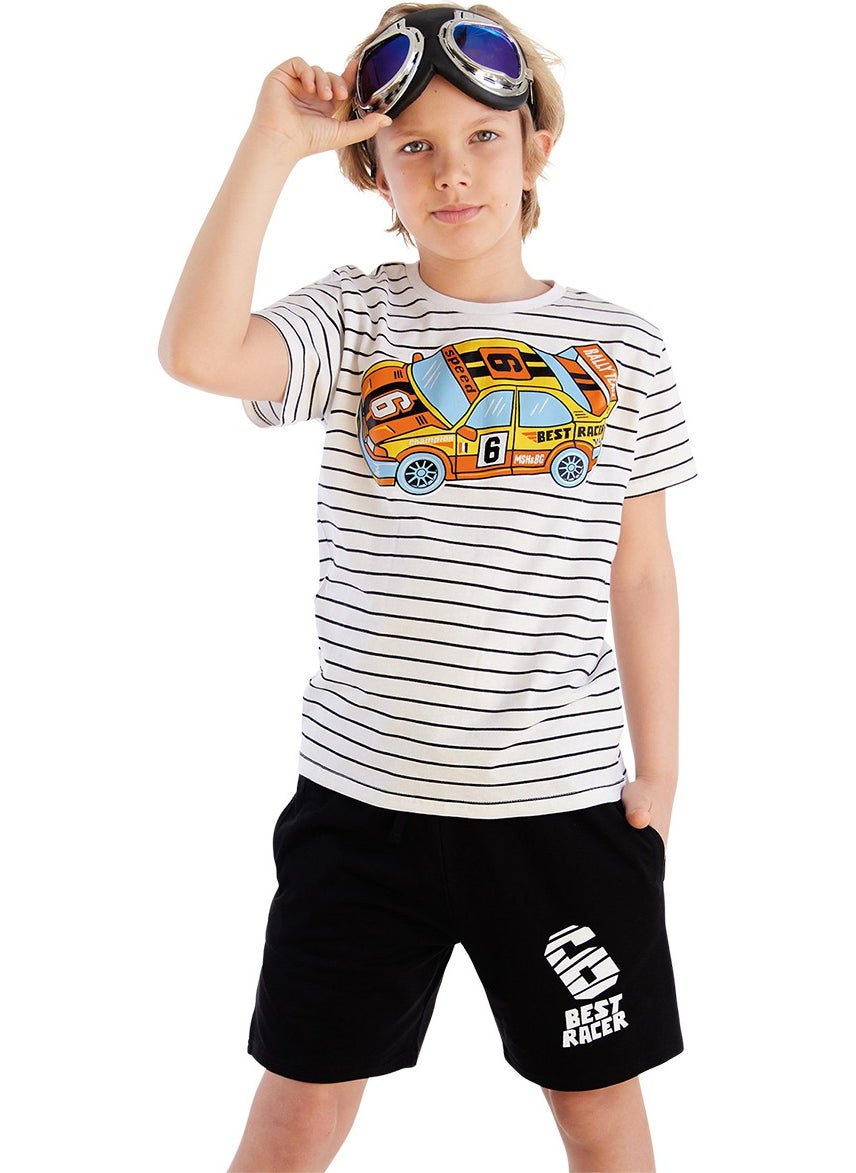 Racer Boy T-Shirt Shorts Set