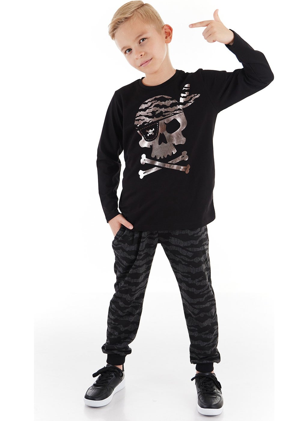 Pirate Skull Boy Trouser Set