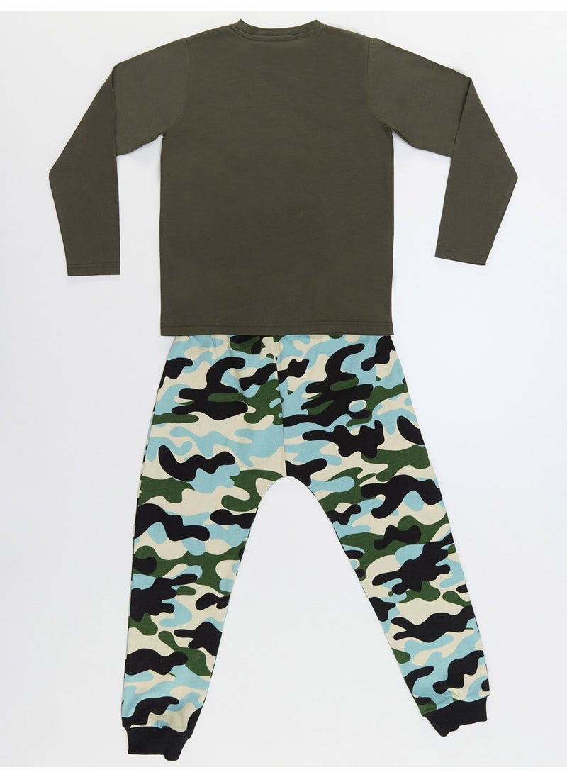 Camouflage Guitar Boy's Trouser Set