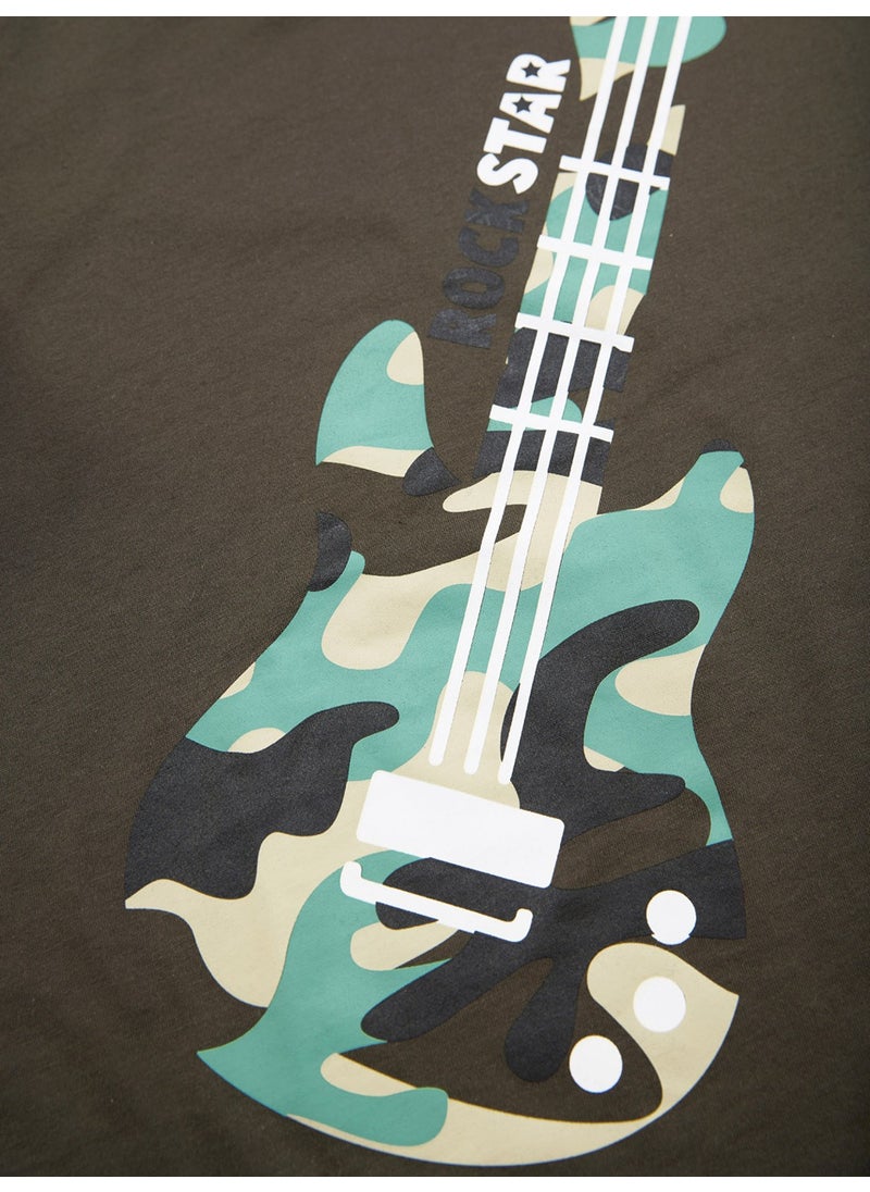 Camouflage Guitar Boy's Trouser Set