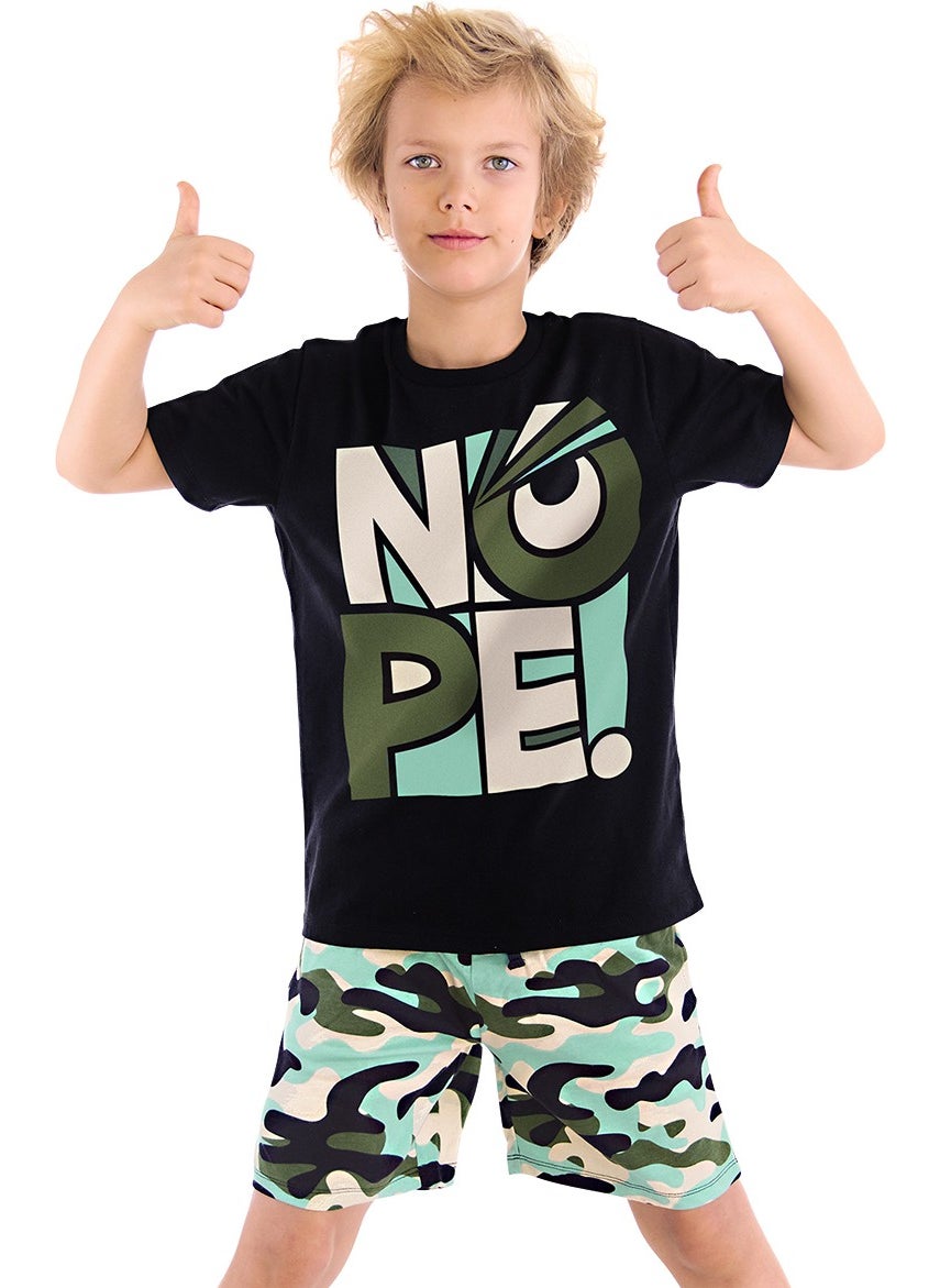 Nope Boy T-Shirt Shorts Set
