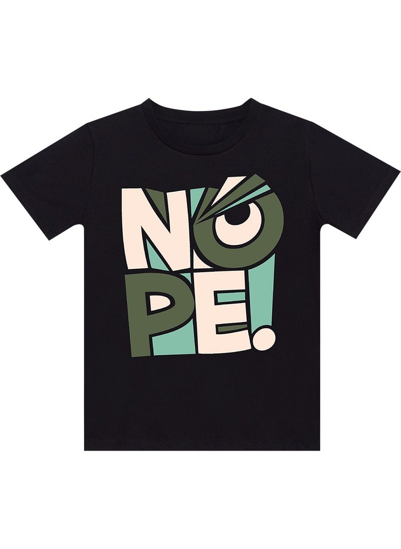Nope Boy T-Shirt Shorts Set