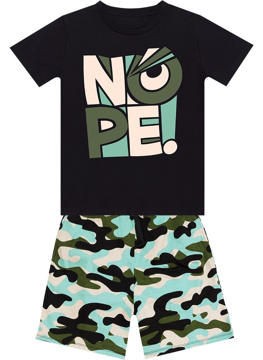 Nope Boy T-Shirt Shorts Set
