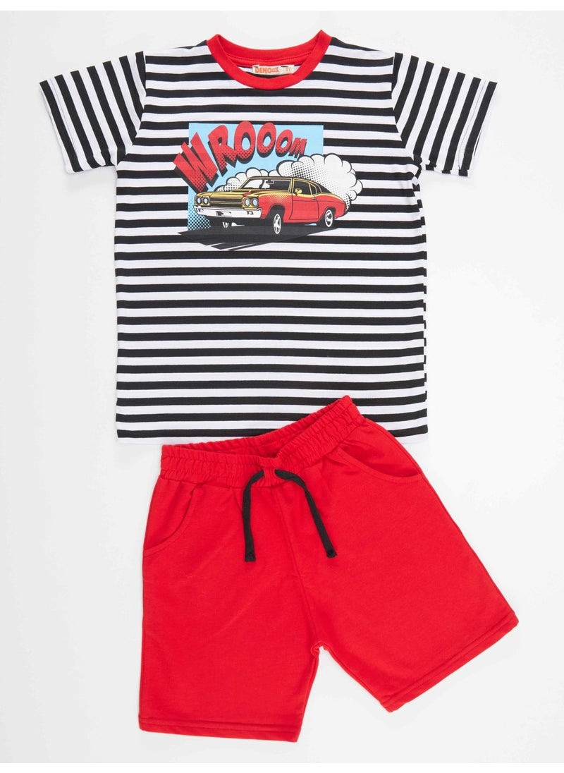 Wroom Boy T-shirt Shorts Set