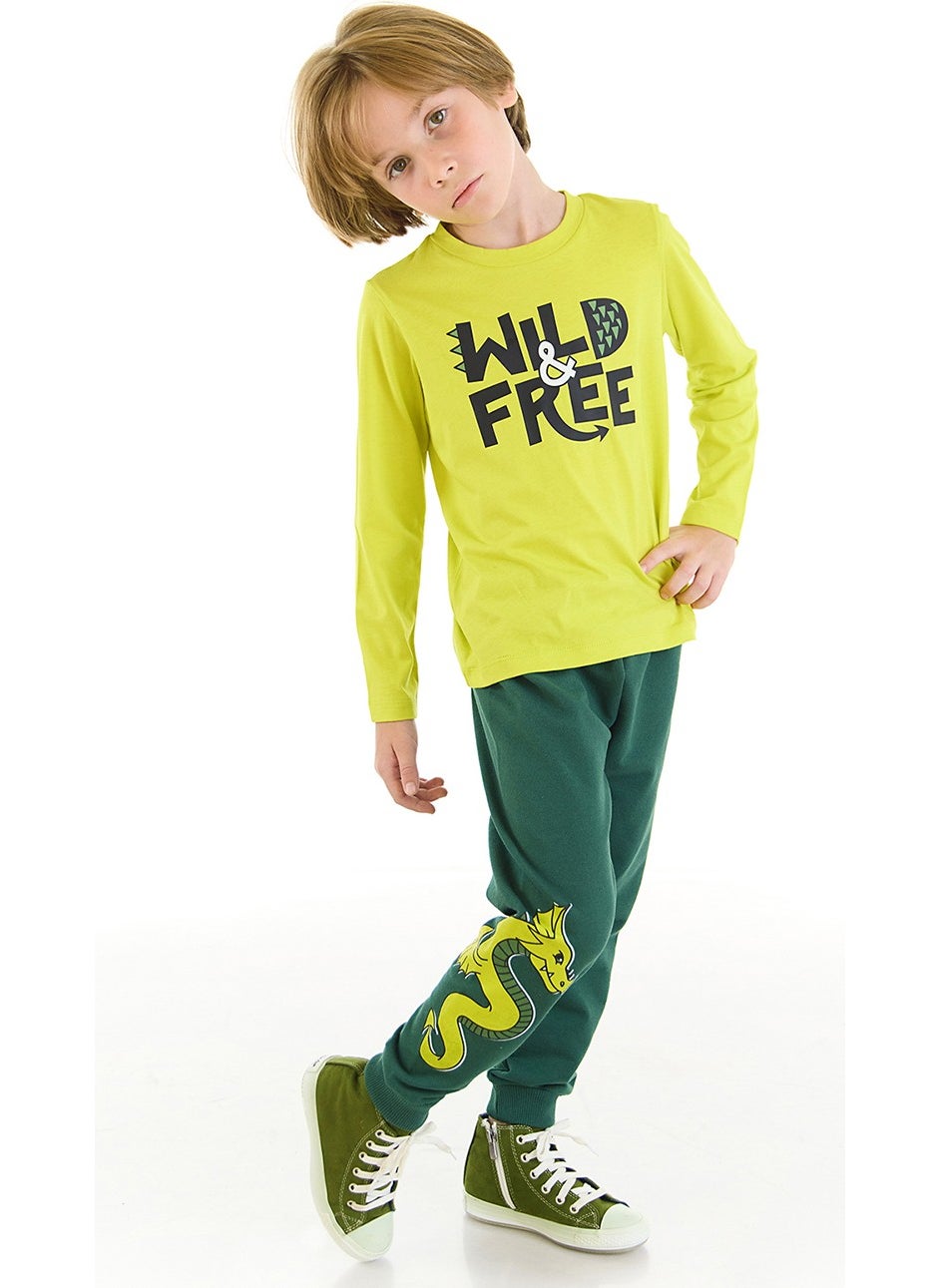 Dragon Power Boy T-Shirt Pants Set