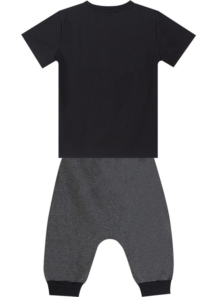 Space Rocket Boy T-Shirt Capri Shorts Set