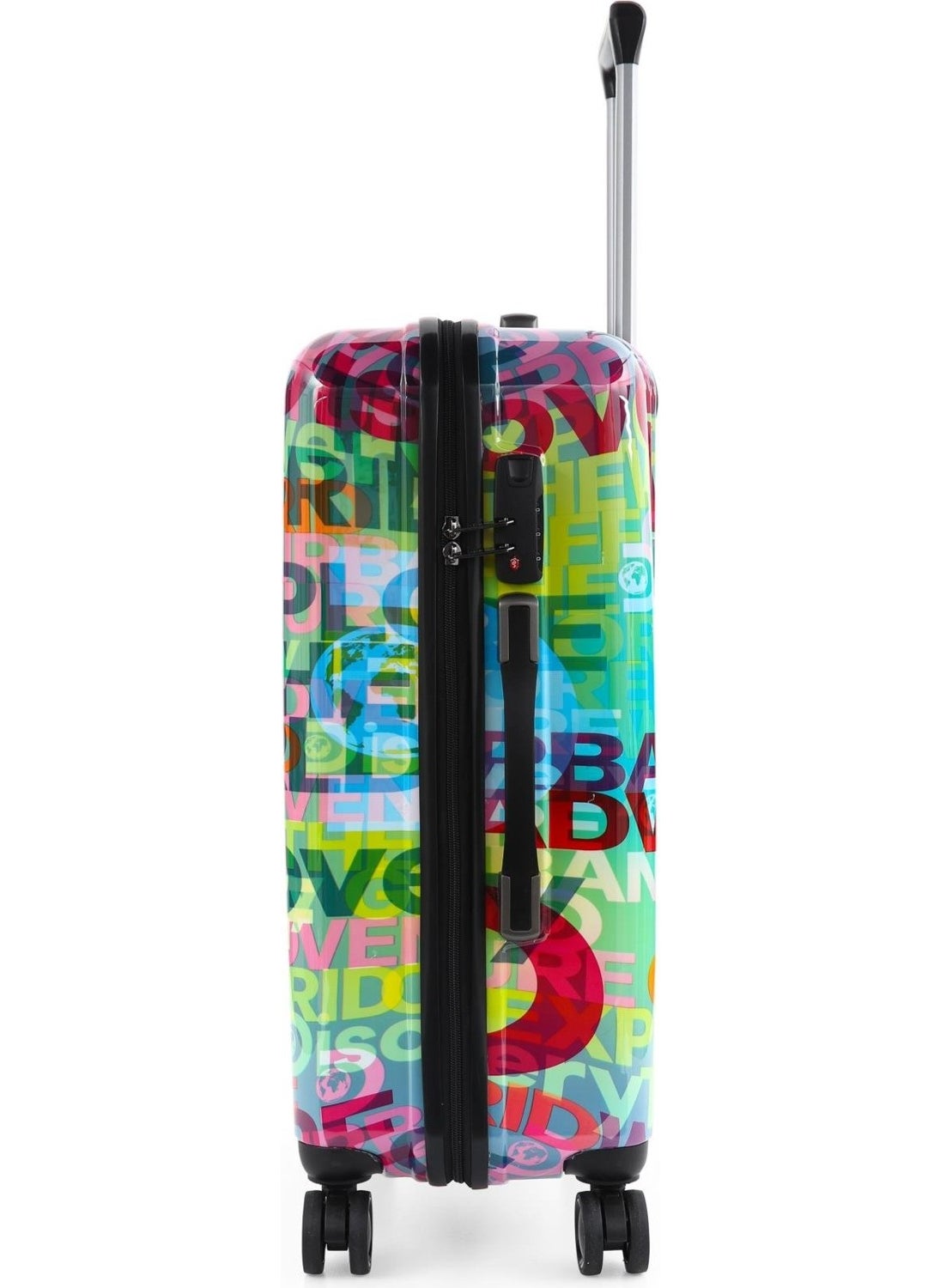 DL13HA Abs & Polycarbonate 3-Piece Suitcase Set