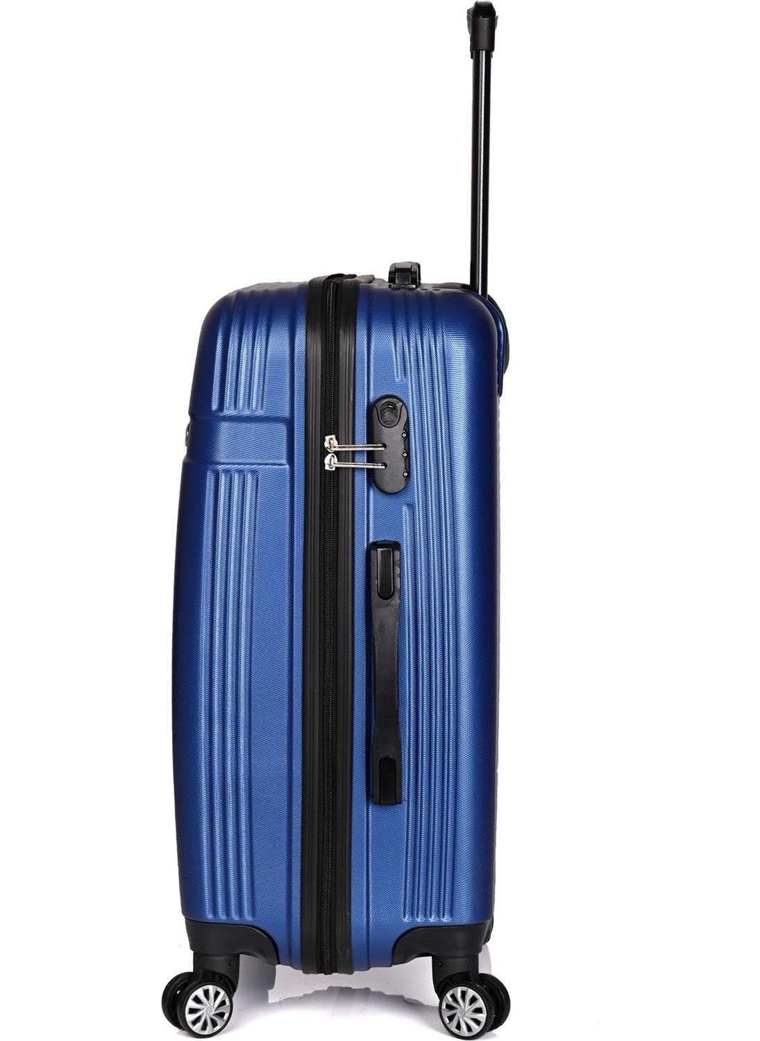3000 3-Piece Suitcase Set Dark Blue Large Size Medium Size Cabin Size