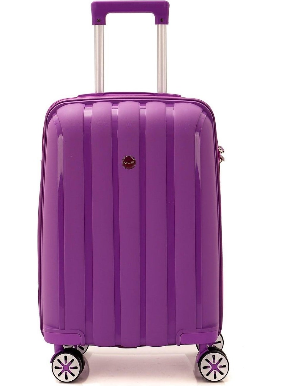 Cabin Size Four Wheeled Polypropylene Unbreakable Suitcase