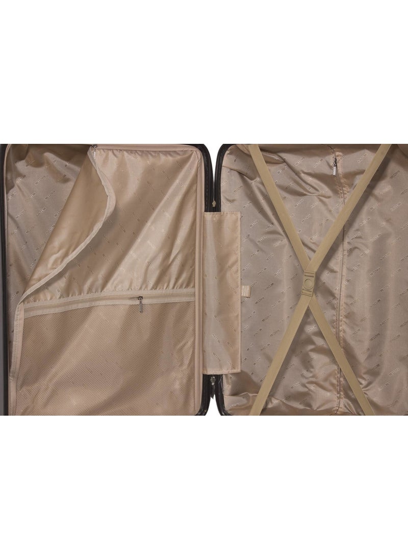 Lux Unbreakable Champagne Large Size PP Suitcase - V305