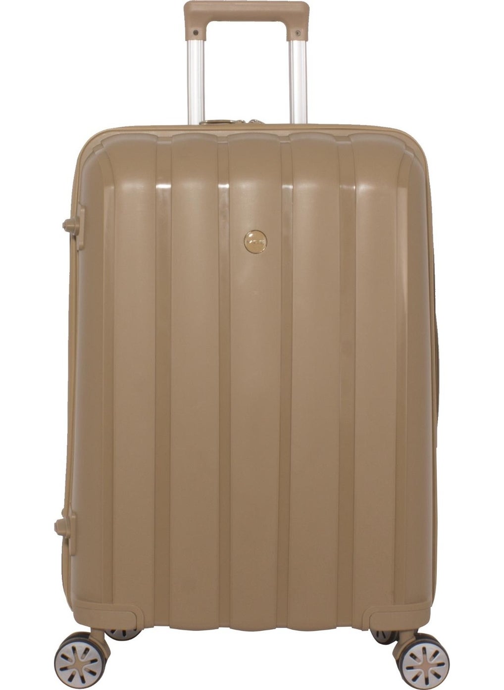 Lux Unbreakable Champagne Large Size PP Suitcase - V305