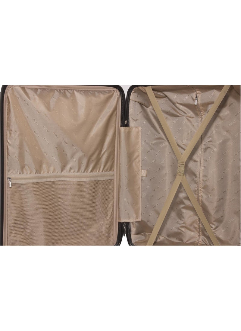 Lux Unbreakable Champagne Large Size PP Suitcase - V305