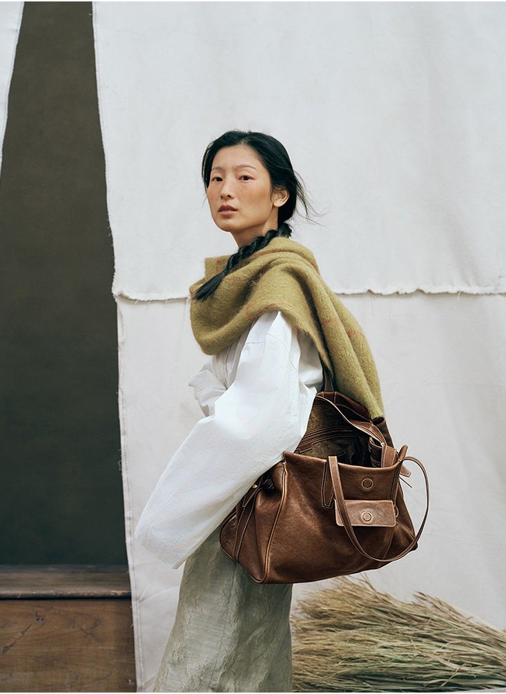 Simple Retro Medium Travel Bag