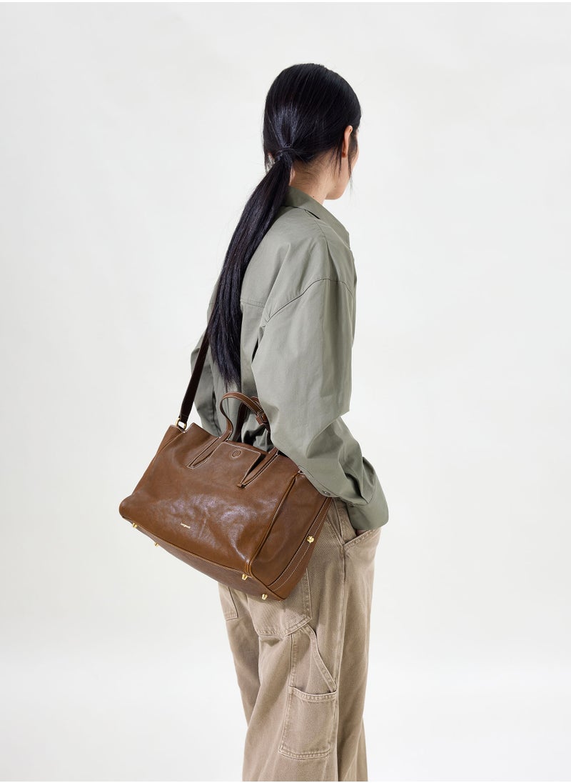 Simple retro small travel bag