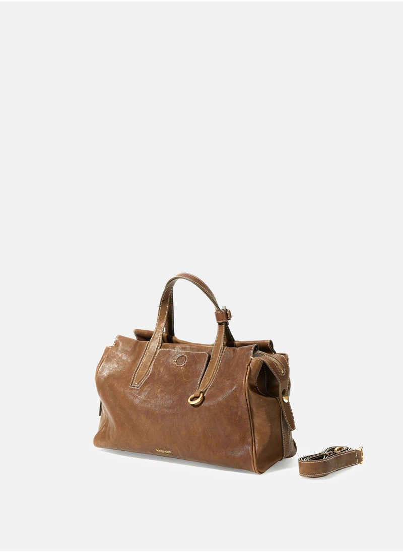 Simple retro small travel bag