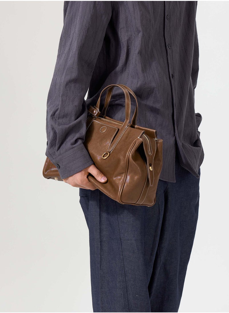 Simple retro small travel bag