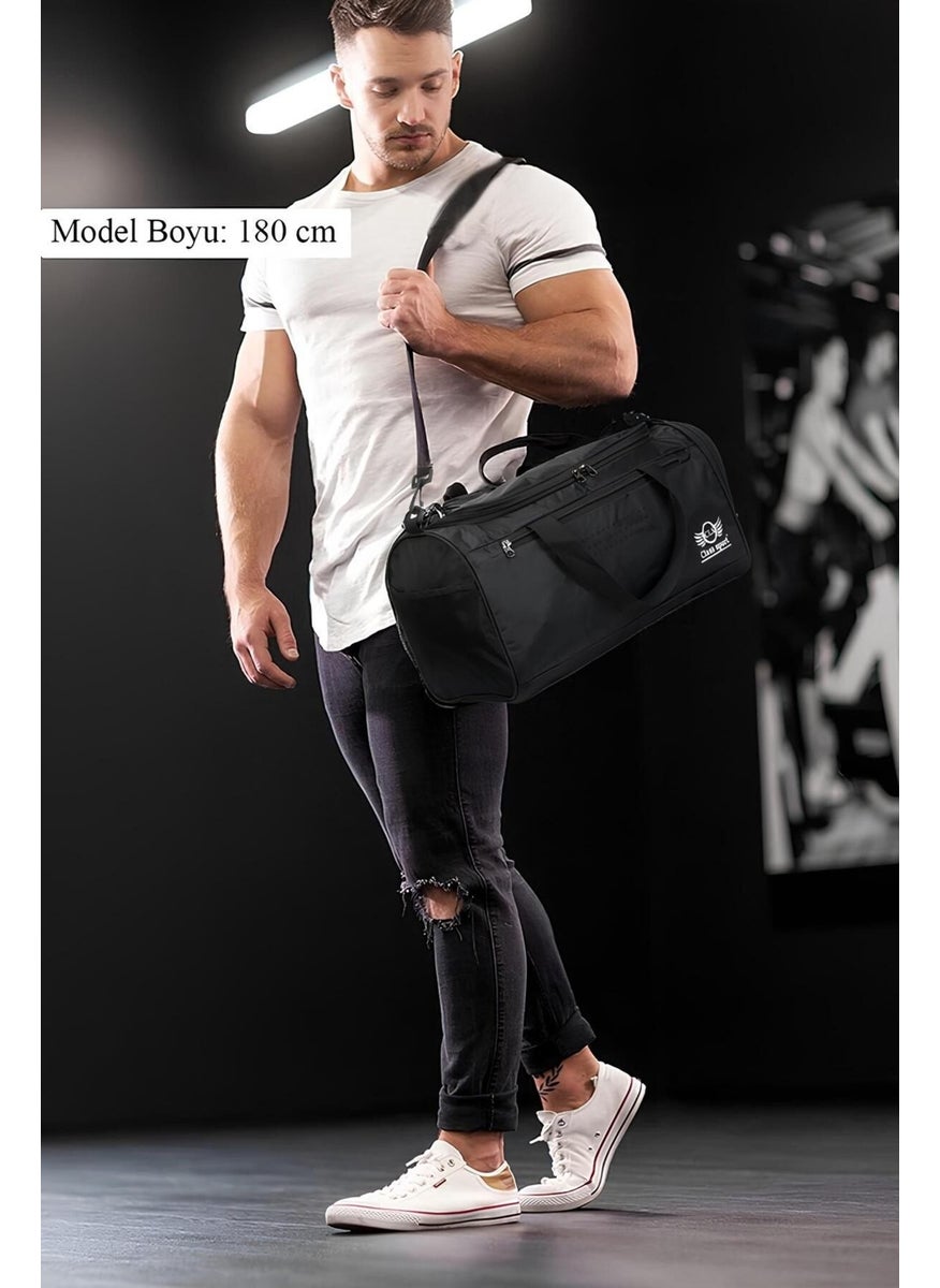 Front Pocket Long Strap Shoe Compartment Large Volume Gym Fitness Sports Bag Cabin Size