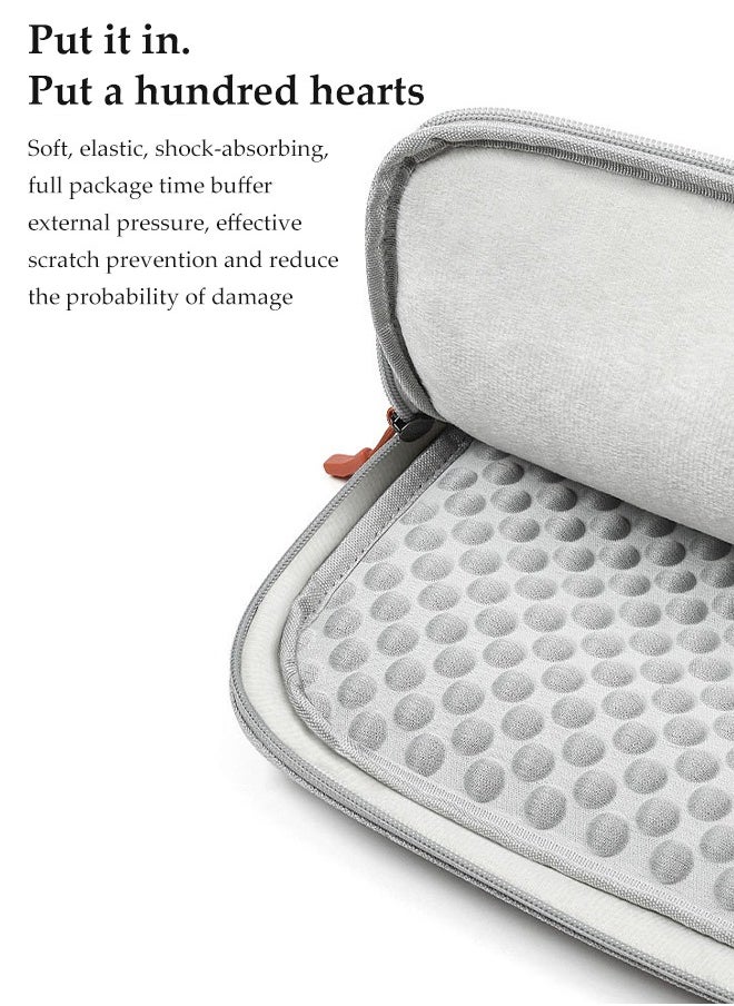 15.6 Inch Laptop Bag, Waterproof Luggage Handle Briefcase, With Thick Shock Absorbing Airbags, Suitable For Apple Macbook, Travel And Office