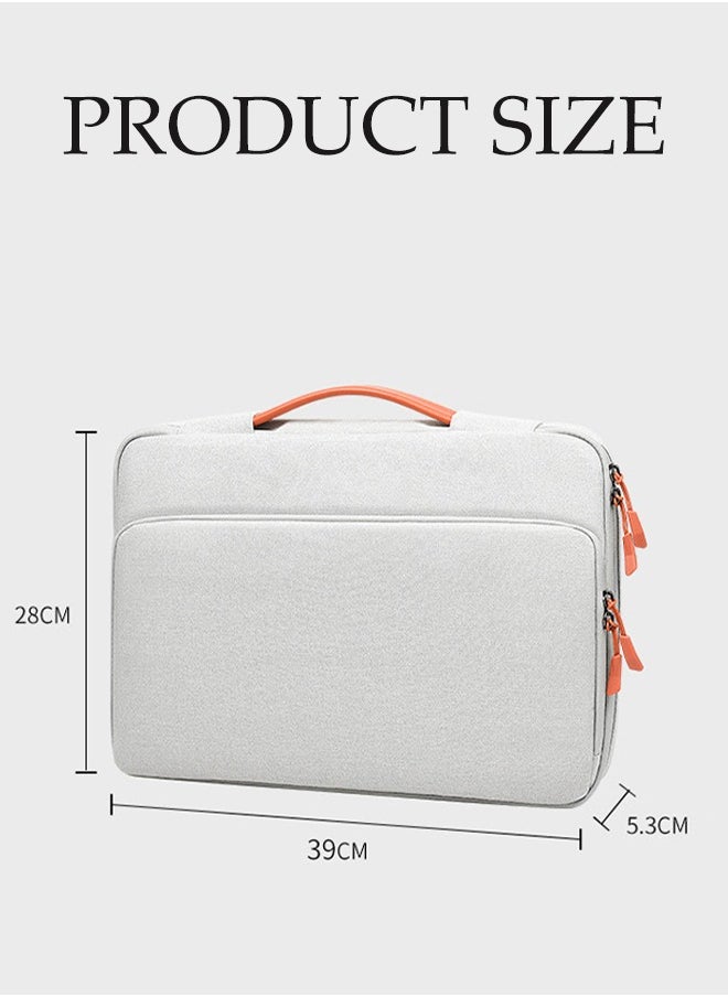 15.6 Inch Laptop Bag, Waterproof Luggage Handle Briefcase, With Thick Shock Absorbing Airbags, Suitable For Apple Macbook, Travel And Office