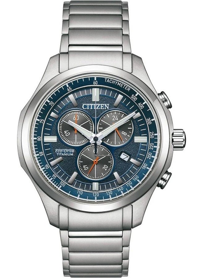 Eco Drive Titanium Men's Wristwatch Waterproof
