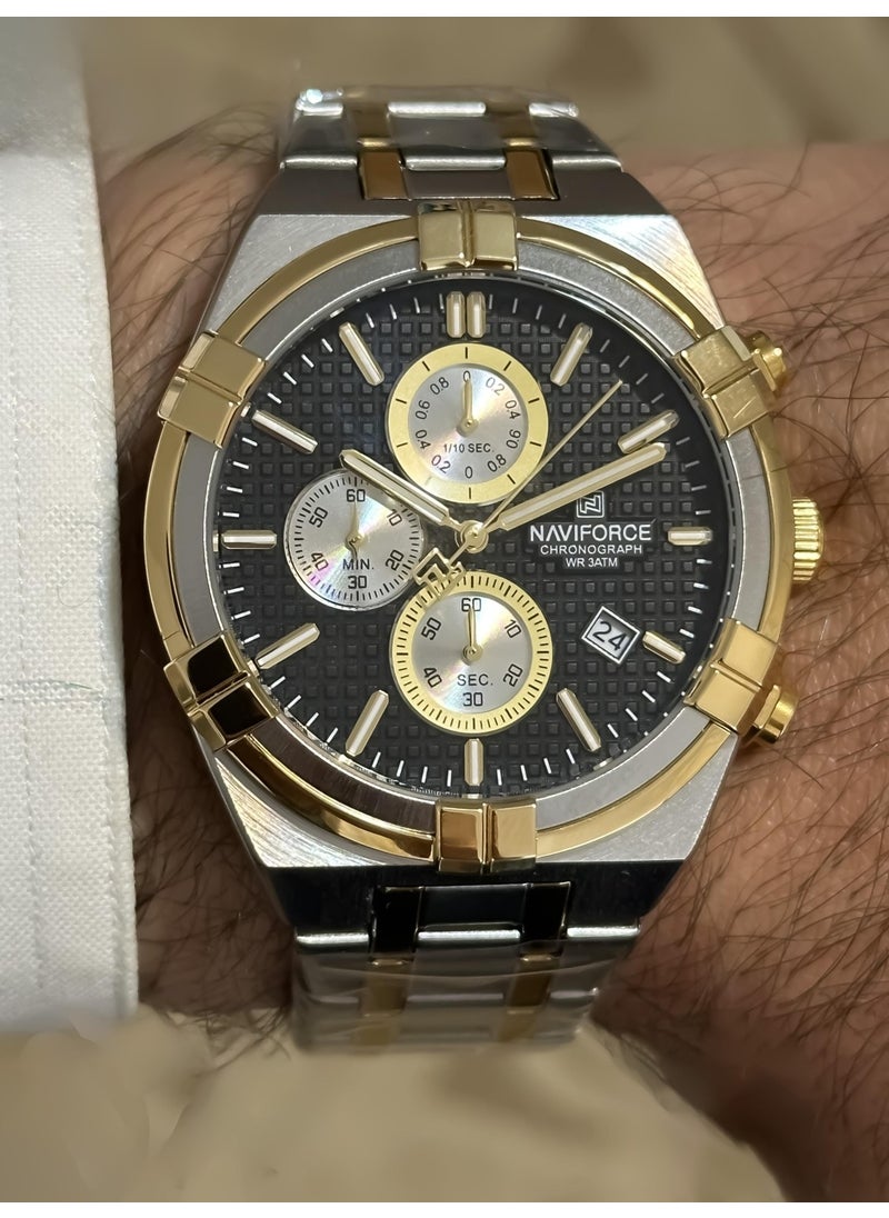 Sports and Stylish Chronometer Calendar Men's Wristwatch