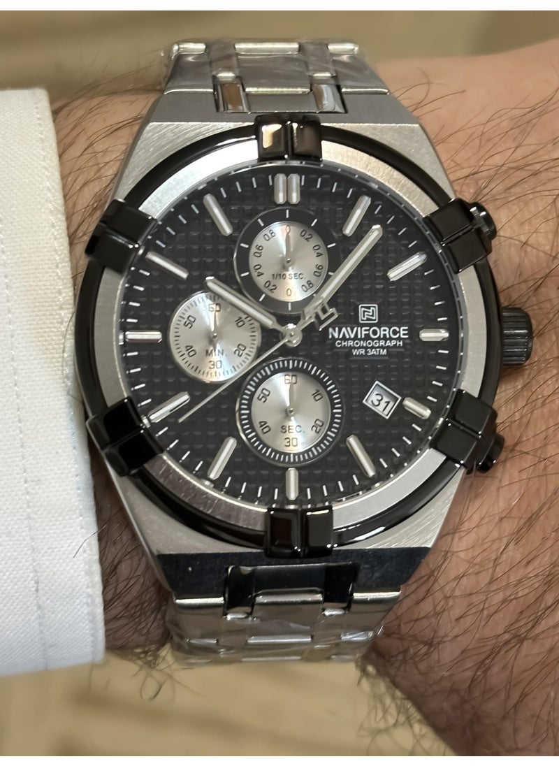Sports and Stylish Chronometer Calendar Men's Wristwatch